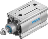 dsbc-100-50-ppva-n3 Festo Pneumatic Piston Rod Cylinder - 1384806 100 mm Bore, 50 mm DSBC Series, Double Acting Acting