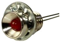 113-3965 RS PRO Red Panel Mount Indicator, 2V dc, 6.5mm Mounting Hole Size