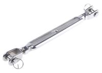 312-3601 RS PRO Jaw to Jaw Stainless Steel Rigging Screw, M12 Thread