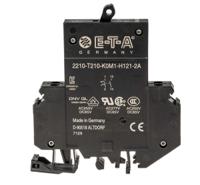 2210-t210-k0m1-h121-2a ETA Thermal Magnetic Circuit Breaker - 2210  Single Pole DIN Rail Mount, 2A Current Rating