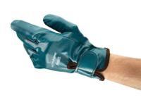7112080 Ansell 71-120 Blue Nitrile Work Gloves, Size 8, Nitrile Coating