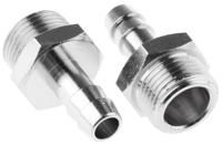 0931-08-17 Legris LF3000 Series Straight Threaded Adaptor, G 3/8 Male to Push In 8 mm, Threaded-to-Tube Connection Style