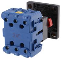 kg20at203gba011ft2 Kraus & Naimer 3P Pole Panel Mount Isolator Switch - 25A Maximum Current, 7.5kW Power Rating, IP65
