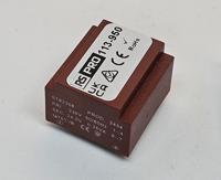 113-950 RS PRO 24V ac 1 Output PCB Mount PCB Transformer, 0.35VA, IEC 61558-2-6