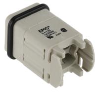 10420000 EPIC Heavy Duty Power Connector Insert, 10A, Male, H-A Series, 3 Contacts