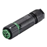 4603145557 Wieland RST MINI Series Connector, 3-Pole, Female, 3-Way, Push-In, 16A, IP66, IP68, IP69