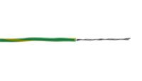 6714-gy001 Alpha Wire Ecogen Ecowire Series Green/Yellow 0.52 mm² Hook Up Wire, 20 AWG, 10/0.25 mm, 305m, MPPE Insulation, 6714