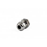1427bcgm16 Hammond 1427BCG Series Grey Nickel Plated Brass Cable Gland, M16 Thread, 4mm min., 8mm max., IP68