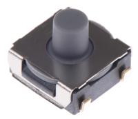 b3sl-1022p Omron IP67 Blue Tactile Switch, SPST 50 mA @ 24 V dc 2.6mm Through Hole