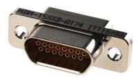 mdm-15ssb-a174 ITT Cannon MDM 15 Way Panel Mount D-sub Connector Socket, 1.27mm Pitch