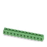 1703096 Phoenix Contact PTS 1 Series PCB Terminal Block, 12-Contact, 7.5mm Pitch, Wave Soldering, 1-Row, Push In Spring