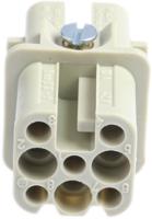 09360083101 HARTING Heavy Duty Power Connector Insert, 10A, Female, Han D Series, 8 Contacts