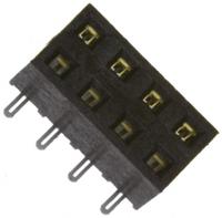smm-104-02-s-d Samtec SMM Series Straight Surface Mount PCB Socket, 8-Contact, 2-Row, 2mm Pitch, Solder Termination