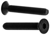 822-9142 RS PRO Black, Self-Colour Steel Hex Socket Countersunk Screw, DIN 7991, M6 x 40mm