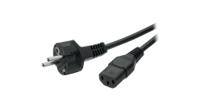 6900-16664 Feller Power 1 mm² 3 Core Power Cable, Grey Polyvinyl Chloride PVC, 2.5m
