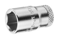 20-13 Gedore 1/4 in Drive 13mm Standard Socket, 6 point, 25 mm Overall Length