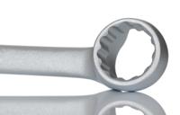 2-19x24 Gedore 2 Series Offset Ring Spanner, 19mm, Metric, Double Ended, 305 mm Overall