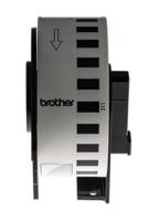 dk22211 Brother White Black Print Label Roll, 29mm Width, 1Roll Qty