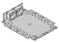 24827207 nVent SCHROFF Steel Mounting Plate with Fan, 4mm H, 444mm W, 310mm L for Use with Interscale M Electronic Case