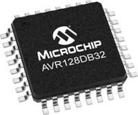 avr128db32-ipt Microchip AVR128DB32-I/PT, 8 bit AVR, AVR DB Microcontroller, 10 MHz, 128kB FLASH, 32-Pin TQFP