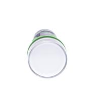 xb5evb1 Schneider Electric, XB5, Panel Mount White Universal LED Pilot Light Complete, 22mm Cutout, IP66, Round, 24V ac/dc