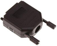 mhdppk15-b-k MH Connectors MHDPPK-SLIM Series Polyamide D Sub Backshell, 15 Way, Strain Relief