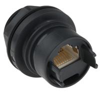 pxp6033tp Bulgin Buccaneer Series 2-Port RJ45 Socket Coupler, Cat5e, STP