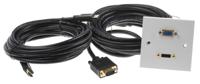 919-4016 RS PRO Single Gang 2 Way Female HDMI, SVGA Faceplate