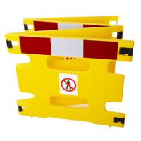 4r0 Addgards Yellow Folding Barrier