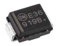 1smb5919bt3g onsemi, 5.6V Zener Diode 5% 550 mW SMT 2-Pin SMB