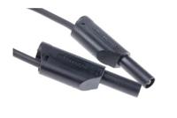 rs-vsfk-8701-25-100-sw Schutzinger Test lead, 32A, 1kV, Black, 1m Lead Length