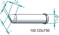 102cdlf50 Ersa 0.8 x 5 mm Chisel Soldering Iron Tip for use with i-Tool