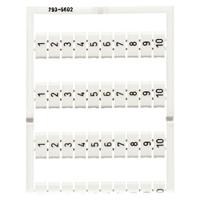 793-5602 WAGO, 793 Marker Card for use with  for use with Terminal Blocks