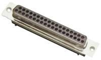 mh10594 MH Connectors MH105 37 Way Cable Mount D-sub Connector Socket, 2.77mm Pitch