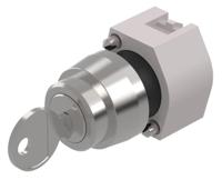 7041160 EAO 74 Series 3-position Key Switch Head, Maintained, 22.3mm Cutout