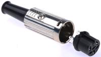 491-207 RS PRO 6 Pole Din Socket, 1A, 100 V ac, Push Lock, Female, Cable Mount