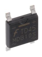 mdb10s onsemi Bridge Rectifier, 1A, 1000V, 4-Pin