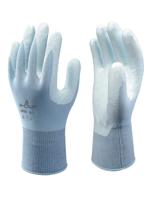 sho265 Showa 265R Blue Nylon Nylon Glove, Size 8, Nitrile Foam Coating