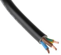 775-6123 RS PRO 3183Y 1.5 mm² 3 Core Power Cable, H05VV-F, Black PVC, 100m