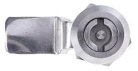 192-9648 RS PRO Stainless Steel Cabinet Lock, 32mm Panel-to-Tongue