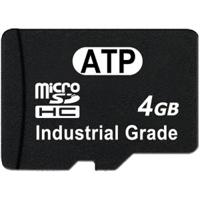 af4gudi-wacxm ATP 4 GB Industrial MicroSDHC Micro SD Card, Class 10, UHS-1 U1