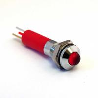 19080350 CML Innovative Technologies 1908X35X Series Red Panel Mount Indicator, 24V dc, 8mm Mounting Hole Size, IP67