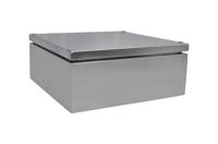 241-0777 RS PRO 304 Stainless Steel Enclosure, IP66, 300 mm x 300 mm x 121mm