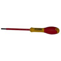 0-65-412 Stanley Slotted Insulated Screwdriver, 4 mm Tip, 100 mm Blade, VDE/1000V