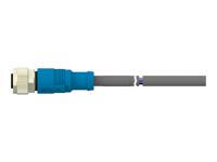 t4161320005-002 TE Connectivity Female 5 way M12 to Free End Sensor Actuator Cable, 1 m
