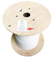 211-5758 RS PRO, 500m Cat6a, White, F/FTP Shielded, Unterminated LSZH Sheath