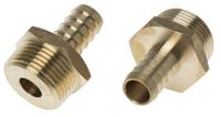 146-3140 RS PRO Hose Connector Hose Tail Adaptor, BSP 3/4in 1/2in ID