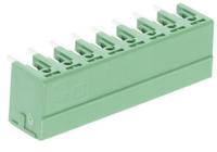 1803332 Phoenix Contact, 3.81mm Pitch, MC 1.5/ 8-G-3.81, 8 Way, Right Angle, Pluggable Terminal Block, Header, Wave Soldering,