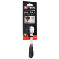 rl161pb Facom RL.161PB 1/4 in Square Ratchet with Bi-material Elastomer Handle, 121 mm Overall