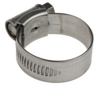 hgs30bp HI-GRIP Stainless Steel Slotted Hex Worm Drive, 13mm Band Width, 22 → 30mm ID
